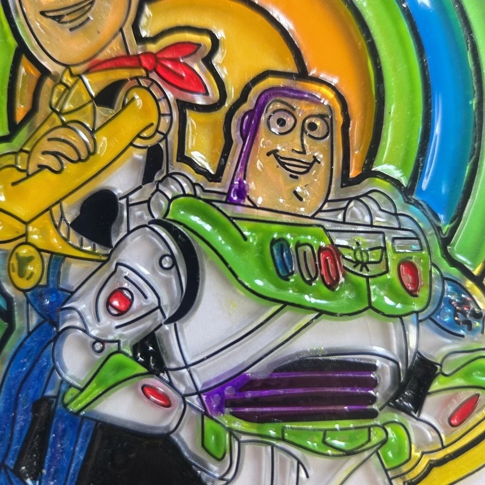 Disney Pixar Toy Story Woody Buzz Lightyear Suncatcher Greenbriar Window Hanging